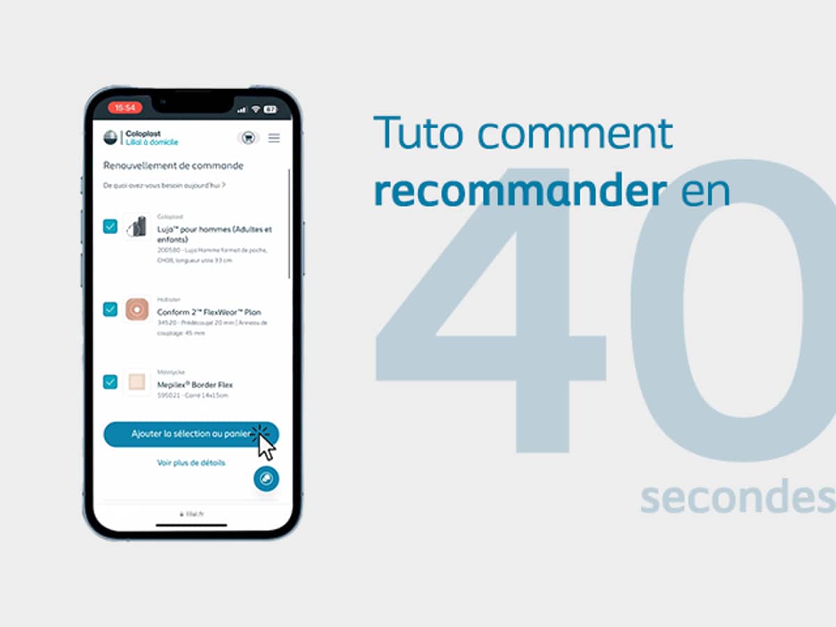 Bénéficiez du service Coloplast Lilial à domicile, toujours plus simple et rapide