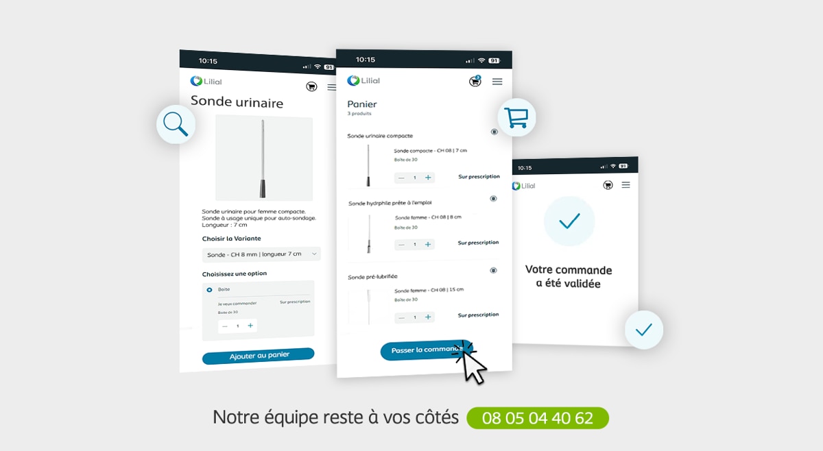 Un outil supplémentaire pour la commande de vos sondes urinaires tout laboratoire
