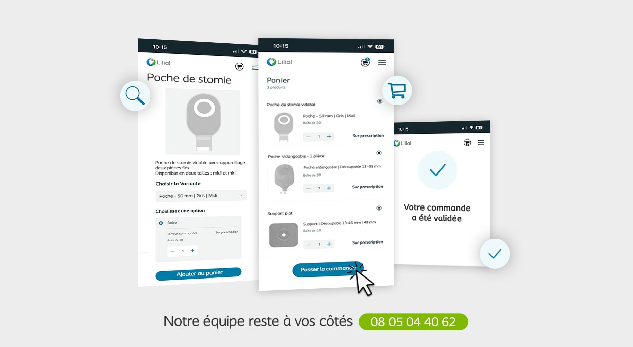 Un outil supplémentaire pour la commande de vos poches de stomie tout laboratoire